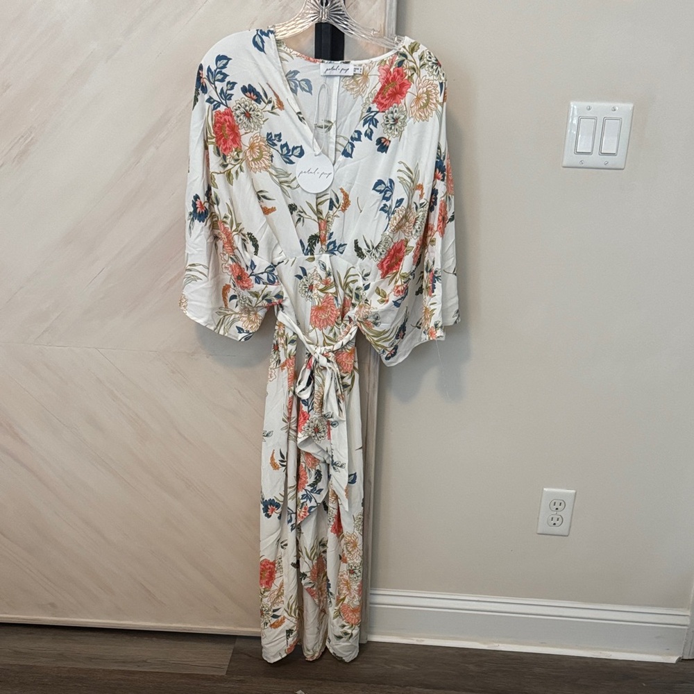 Petal & Pup Floral V-Neck Dress
